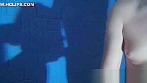 Messy Blowjob playing with the shadows and the mirror