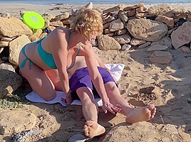 Milf Has Holiday Sex On The Beach