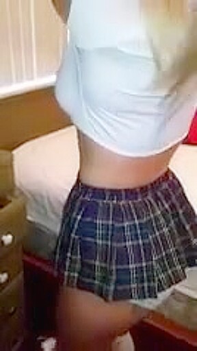 Milf In school Uniform Sucks And Fucks Husband