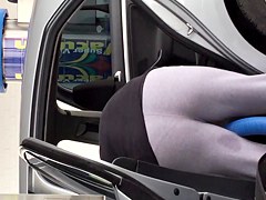 Milf boobs car wash 4
