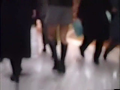 Miniskirt Subway Station Pursuit Panties