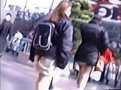 Miniskirt Subway Station Pursuit Panties