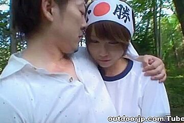 Mio Oichi really hot outdoor fucking