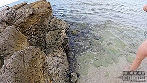 Mira Is Back And Masturbating Outdoors On A Secluded Beach