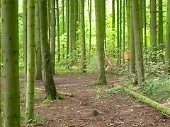 Miss Blond in the Woods