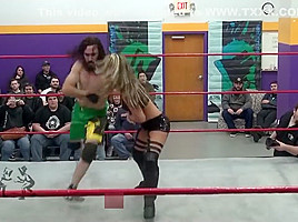 Mixed wrestling poor Alexis