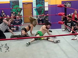 Mixed wrestling poor Alexis