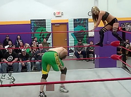 Mixed wrestling poor Alexis