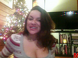 Monica Mendez - Christmas Sweater Webcam 1
