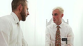 MormonBoyz-Horny twink missionary jerked off by priest Step daddy