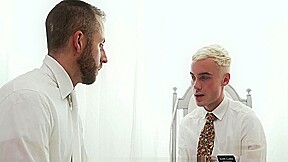 MormonBoyz-Horny twink missionary jerked off by priest Step daddy