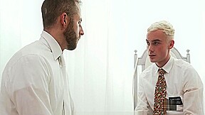 MormonBoyz-Horny twink missionary jerked off by priest Step daddy