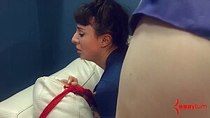 Mouth Fucked Sub Chick In Bdsm Porno
