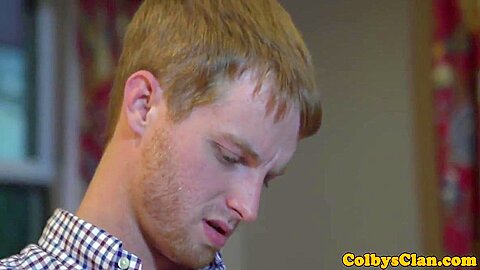 Muscular Straight Mature Assfucking In Office
