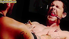 Muscular Sub Dick Pumped And Tugged By Inked Doctor
