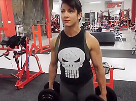 Muscular woman