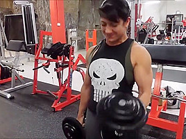 Muscular woman