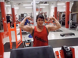 Muscular woman