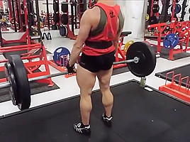 Muscular woman