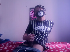 My First Video!!! Sensual Solo Male Masturbation [music By H e r]