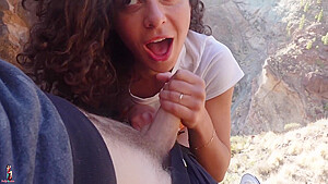 My Girlfriend Gets Big Cock In The Canyon