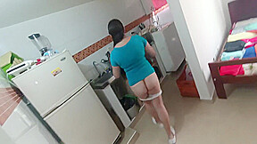 My Stepsister Blows Me While She Does The House Chores