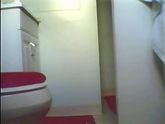 My chubby Step mom totally naked in bathroom 