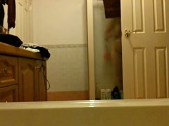 My gf in shower