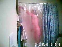 My gf in the shower