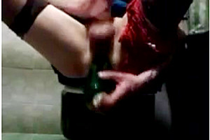 My new crossdressers fun 10 and fuck with 0 5 beer bottle