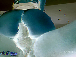 NATASHA teen 18+ HOT POOL GAME ANAL - AnalVids