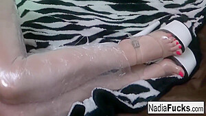 Nadia White In Blonde Victim Is Wrapped In Plastic 7 Min