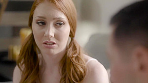 Naive redhead teen 18+ babysitter analyzed by an old man