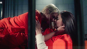 Natural Milf And Blonde Rub Each Others Wet Muffs To Climax