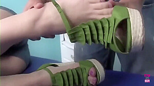 Naughty Masseur Cannot Help But Crave Passionate Footjobs While Massaging The Blonde Hottie - Lexi Belle