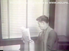 Naughty Secretary gets into Hardcore Foursome (Vintage)