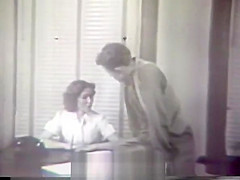 Naughty Secretary gets into Hardcore Foursome (Vintage)