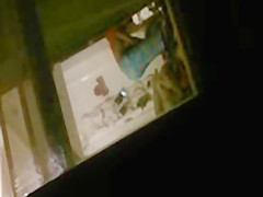 Neighbor putting on shirt 2