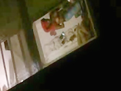 Neighbor putting on shirt 2