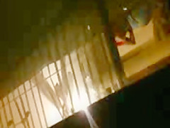 Neighbor putting on shirt 2