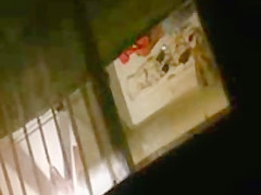 Neighbor putting on shirt 2