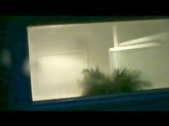 Neighbour spy after shower