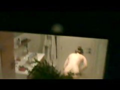 Neighbour spy after shower