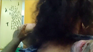 Neighbours Busty Indian Wife rides his dick and bounces her huge oiled tits