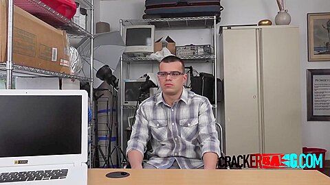 Nerdy Queer Sucks Big Black Dick In Interracial Gay Casting Porn Scene