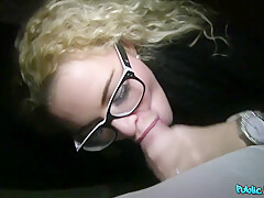 Nervous Blond Nerd Loves To Make Love