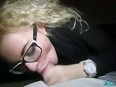 Nervous Blond Nerd Loves To Make Love