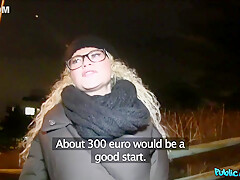 Nervous Blond Nerd Loves To Make Love