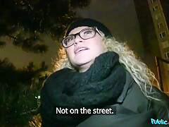 Nervous Blond Nerd Loves To Make Love