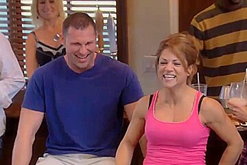 Newly married pair attends a swingers party